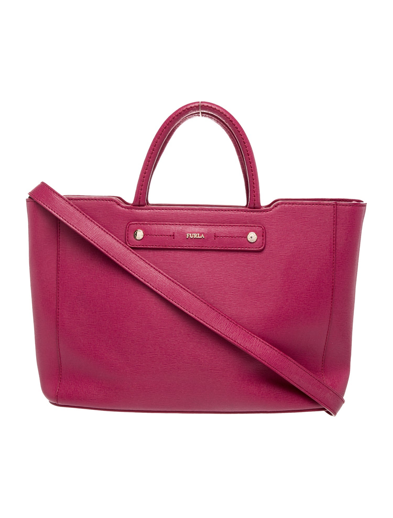 Furla Saffiano Leather Top Handle Bag
