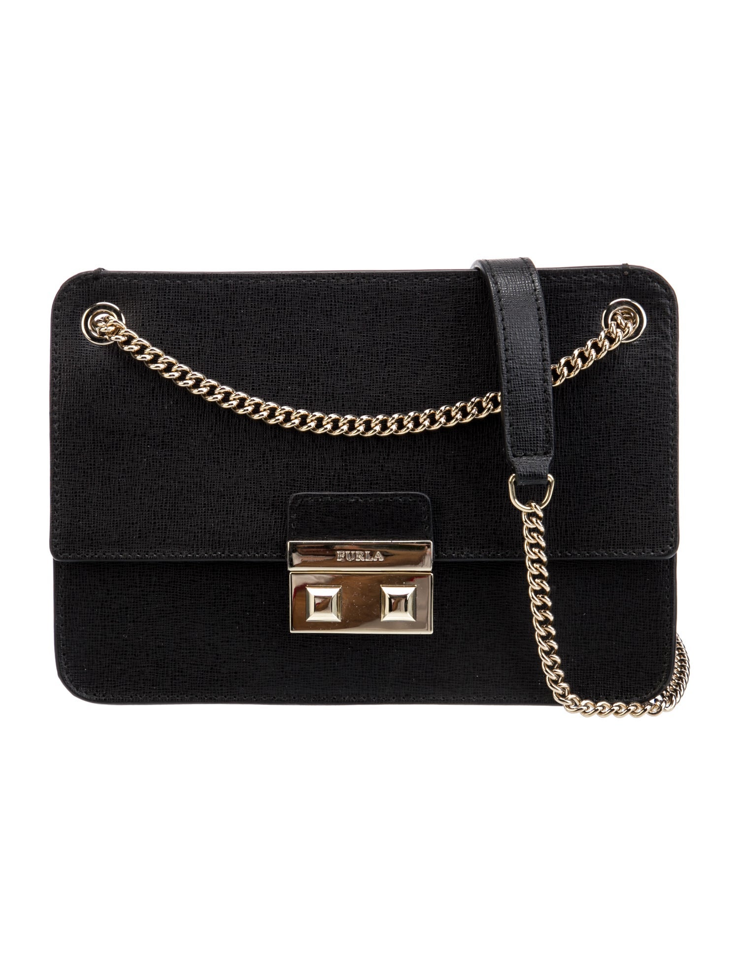 Furla Saffiano Leather Shoulder Bag