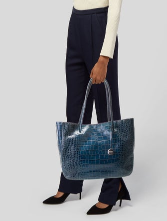 Furla Crocodile Tote