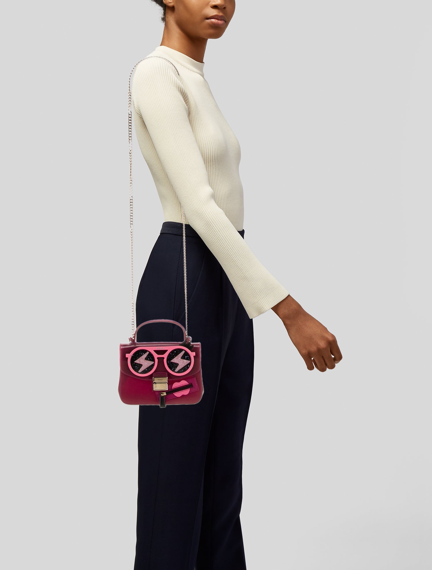 Furla PVC Top Handle Bag