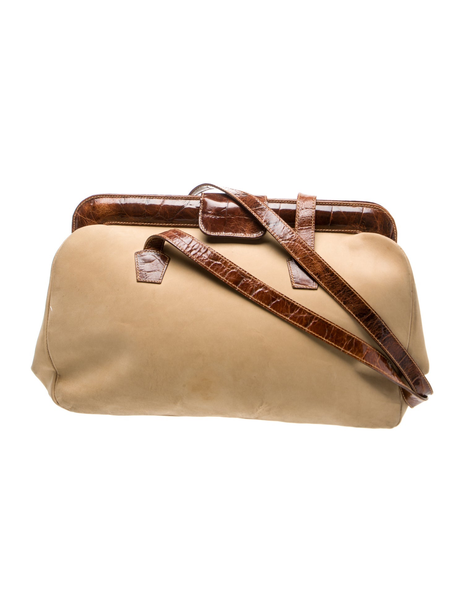 Furla Suede Shoulder Bag