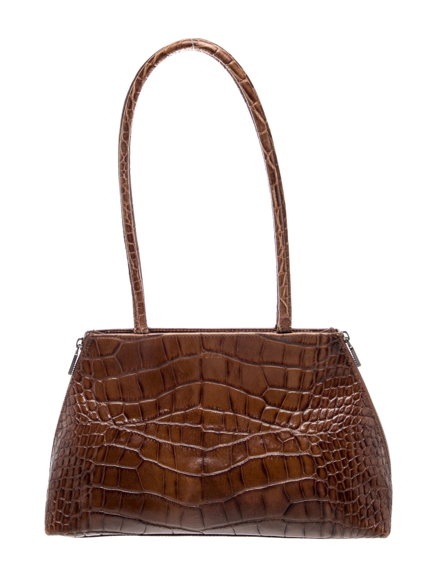 Furla Embossed Leather Shoulder Bag