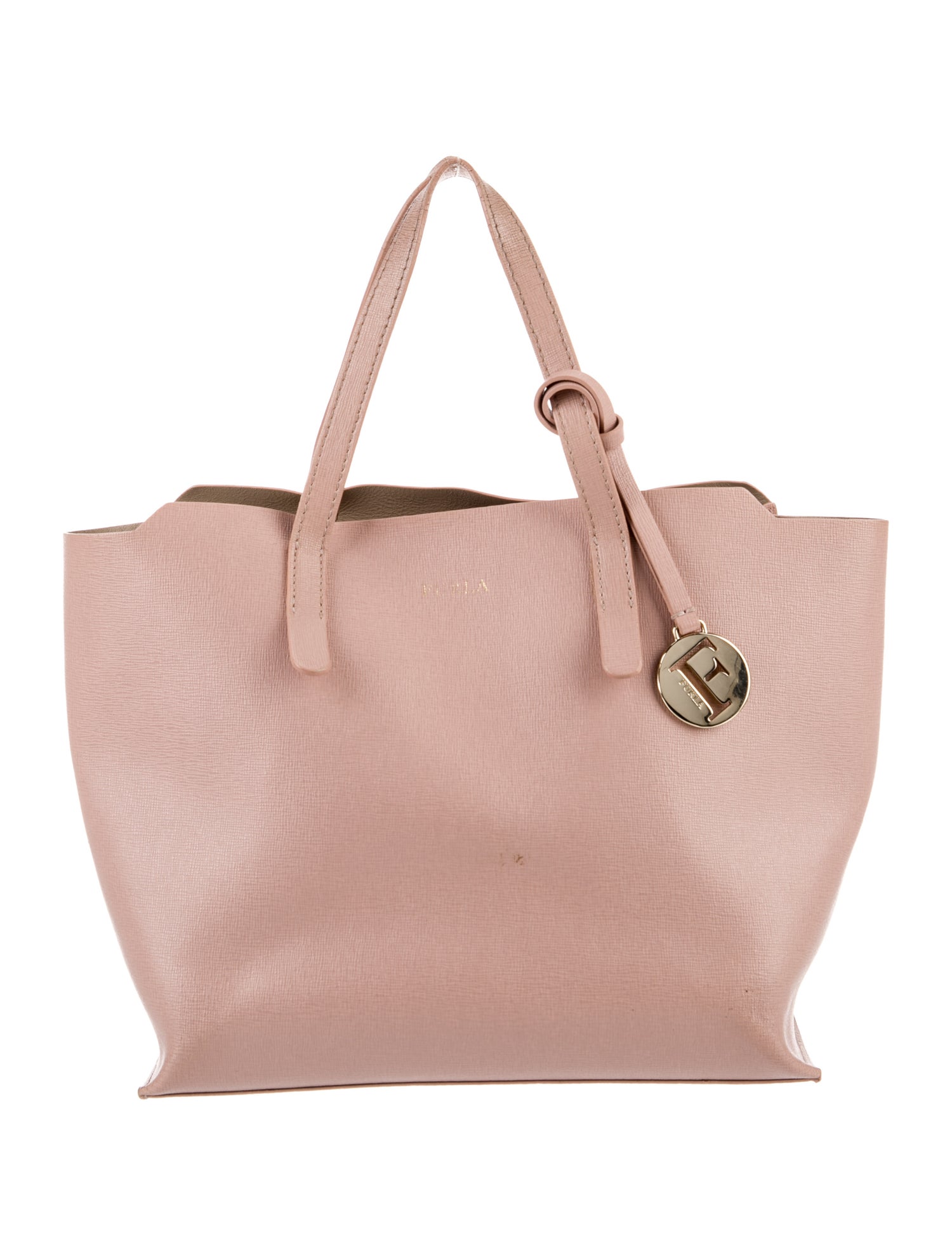 Furla Saffiano Leather Top Handle Bag