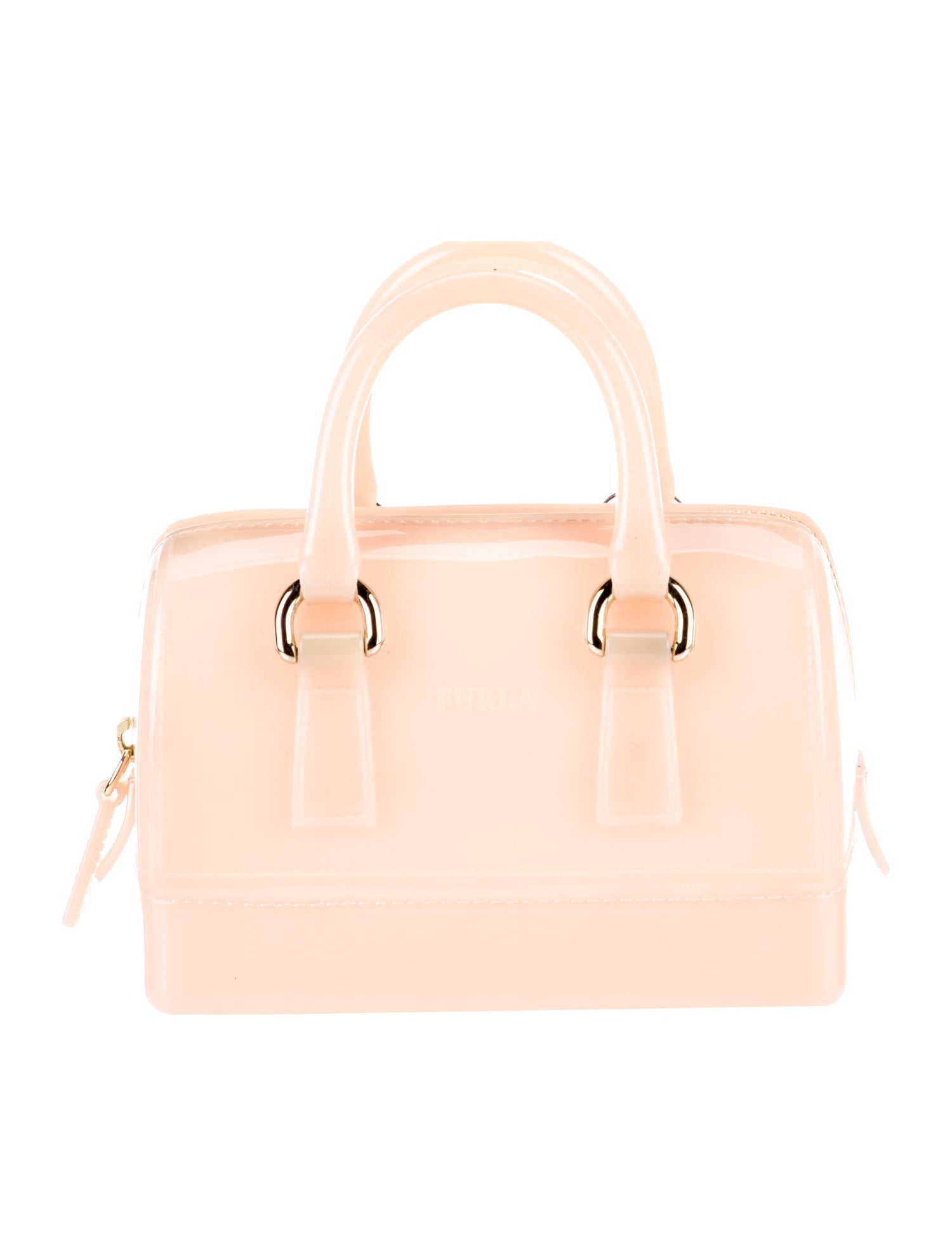 Furla Rubber Top Handle Bag