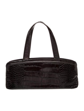 Furla Embossed Leather Shoulder Bag