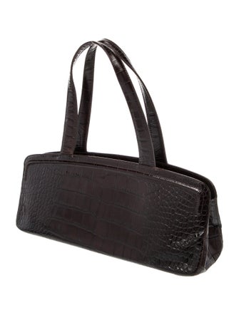 Furla Embossed Leather Shoulder Bag