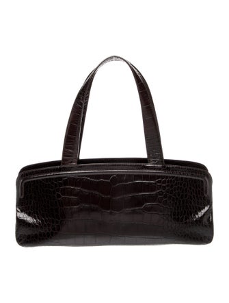 Furla Embossed Leather Shoulder Bag