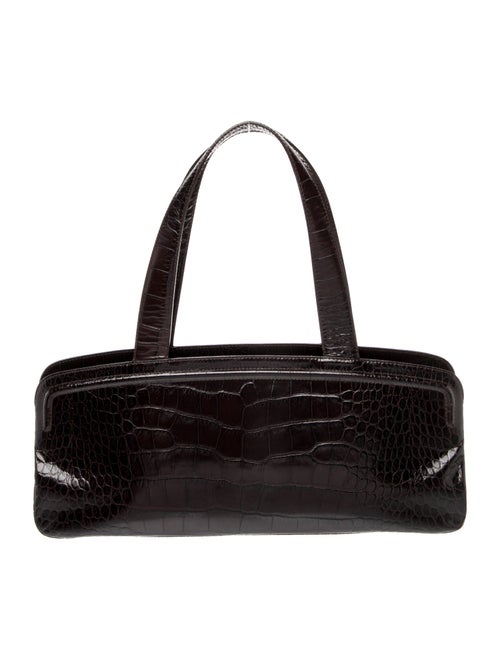 Furla Embossed Leather Shoulder Bag