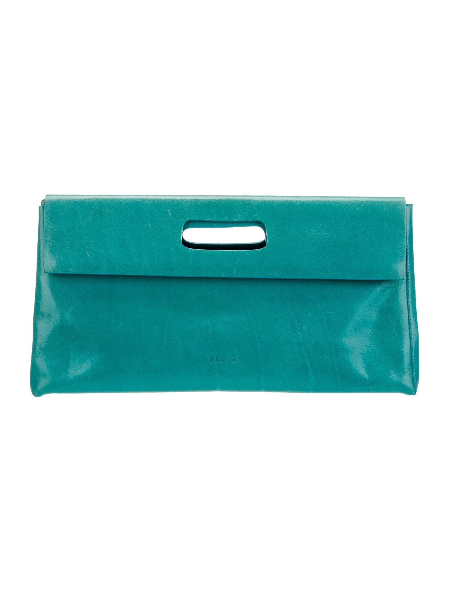 Furla Patent Leather Clutch