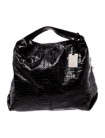Furla Embossed Leather Hobo