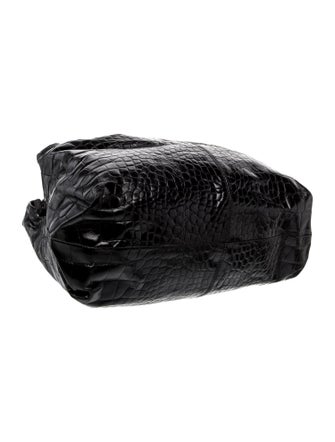 Furla Embossed Leather Hobo