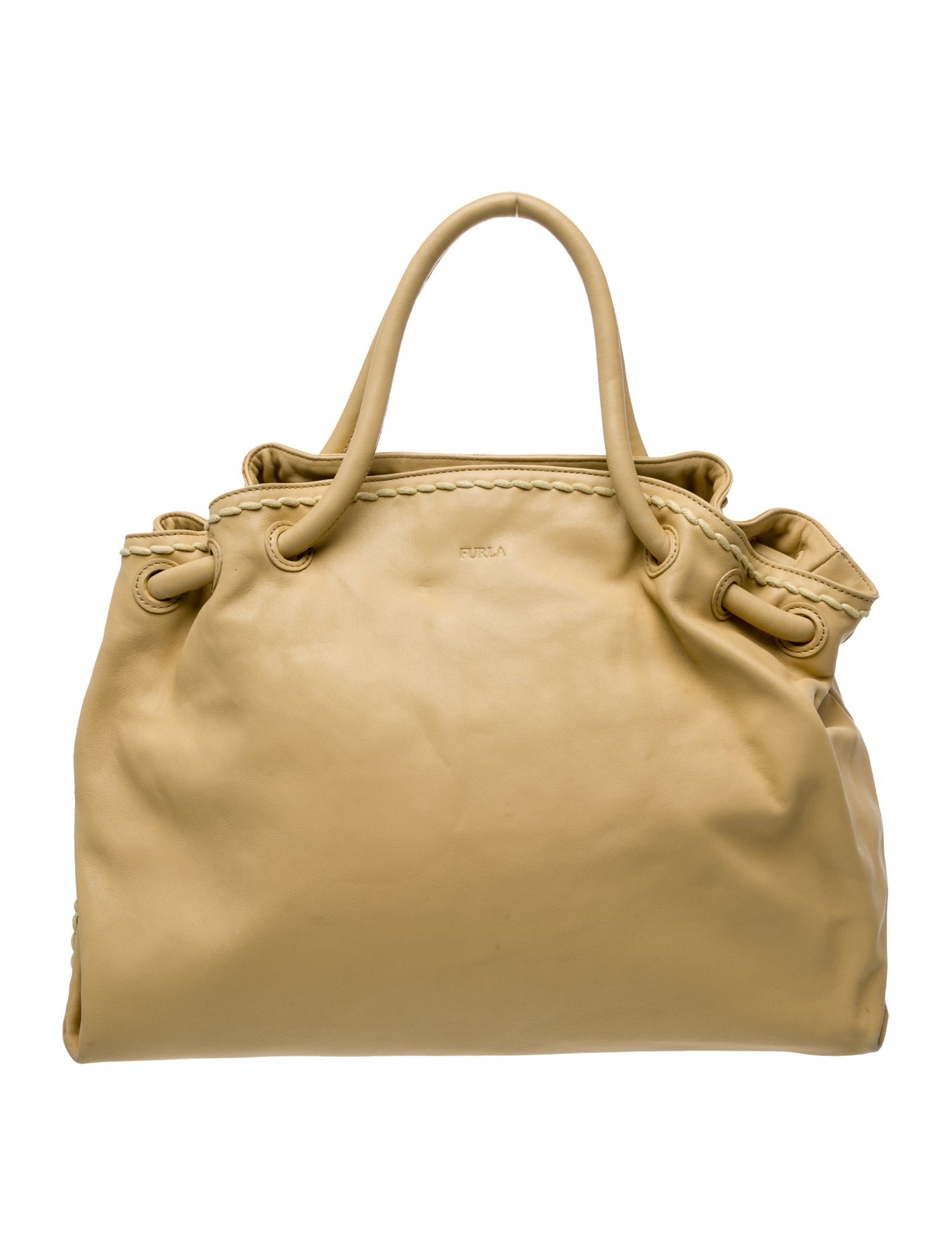 Furla Leather Top Handle Bag
