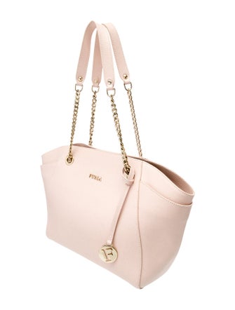 Furla Leather Top Handle Bag