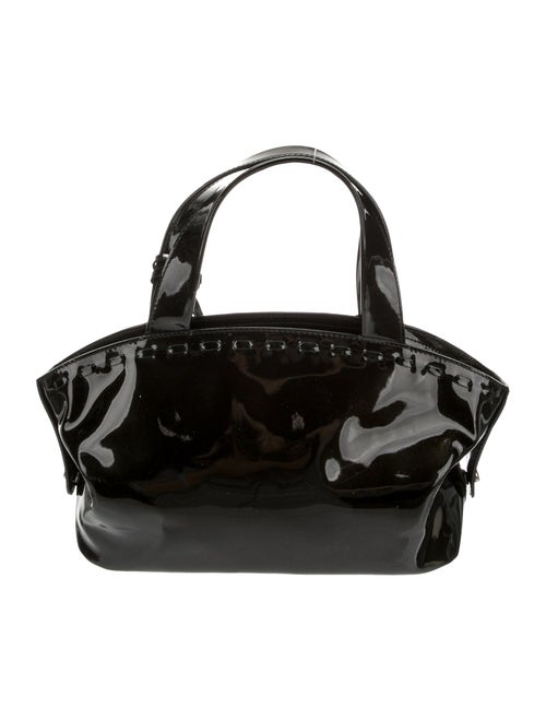 Furla Patent Leather Top Handle Bag