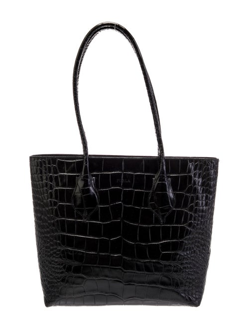 Furla Embossed Leather Shoulder Bag