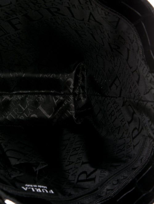 Furla Embossed Leather Shoulder Bag