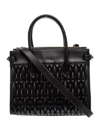 Furla Leather Top Handle Bag