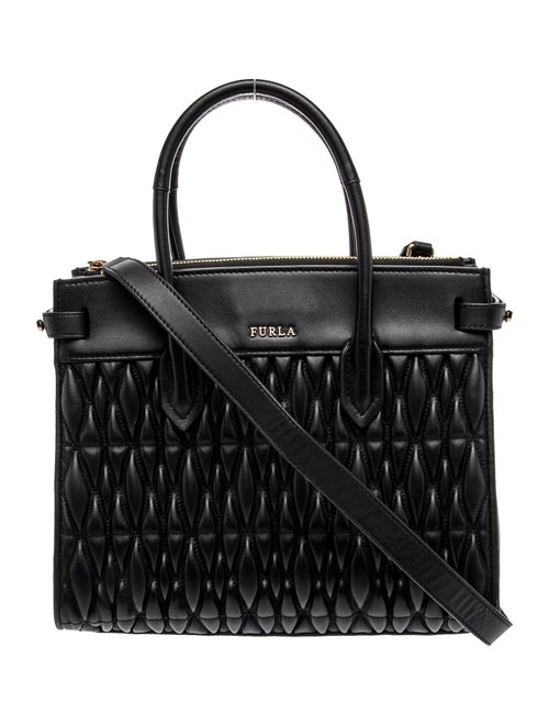 Furla Leather Top Handle Bag