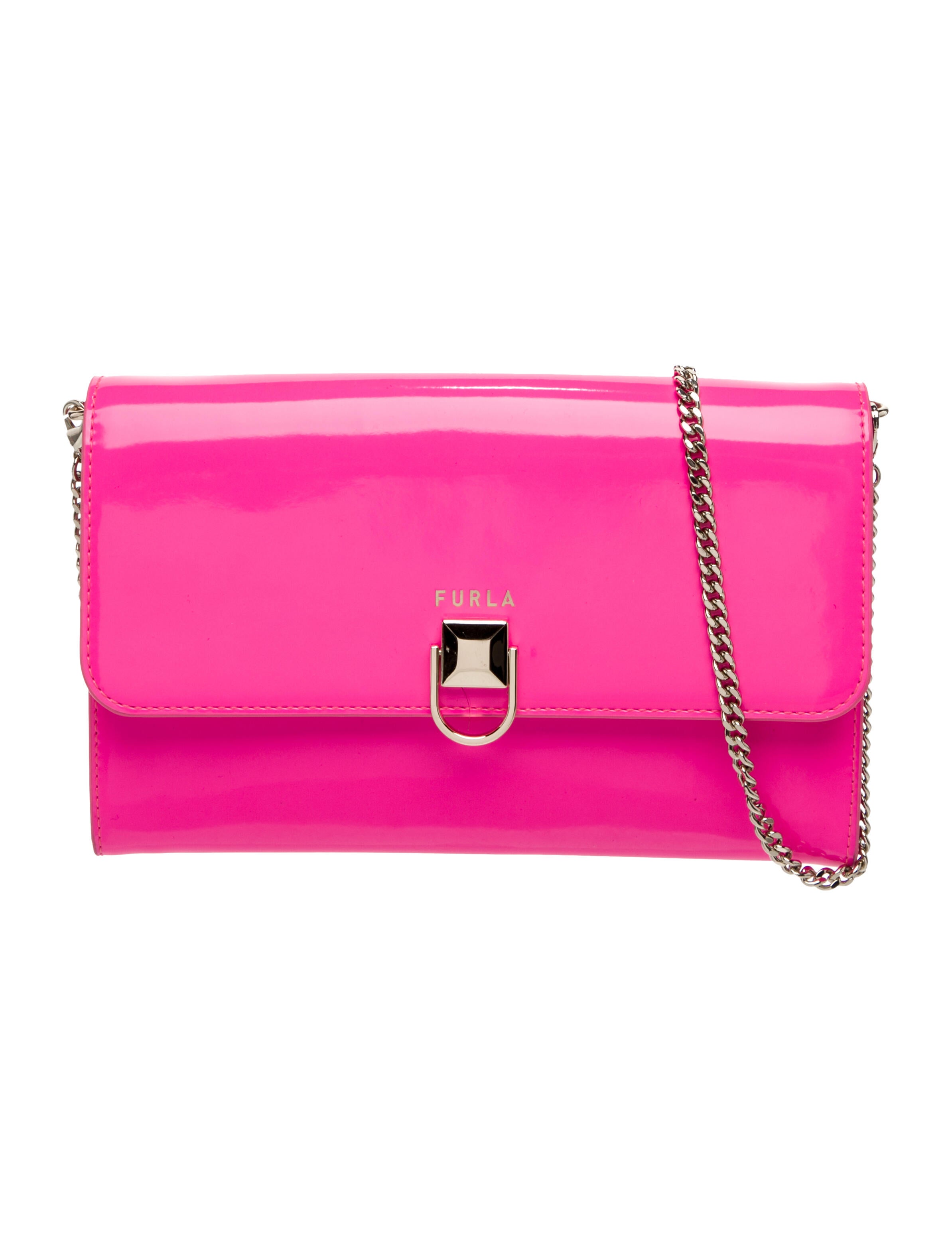Furla Patent Leather Clutch