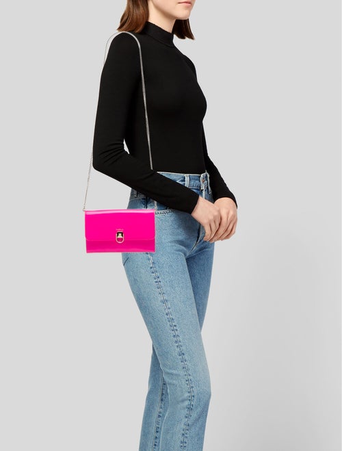 Furla Patent Leather Clutch