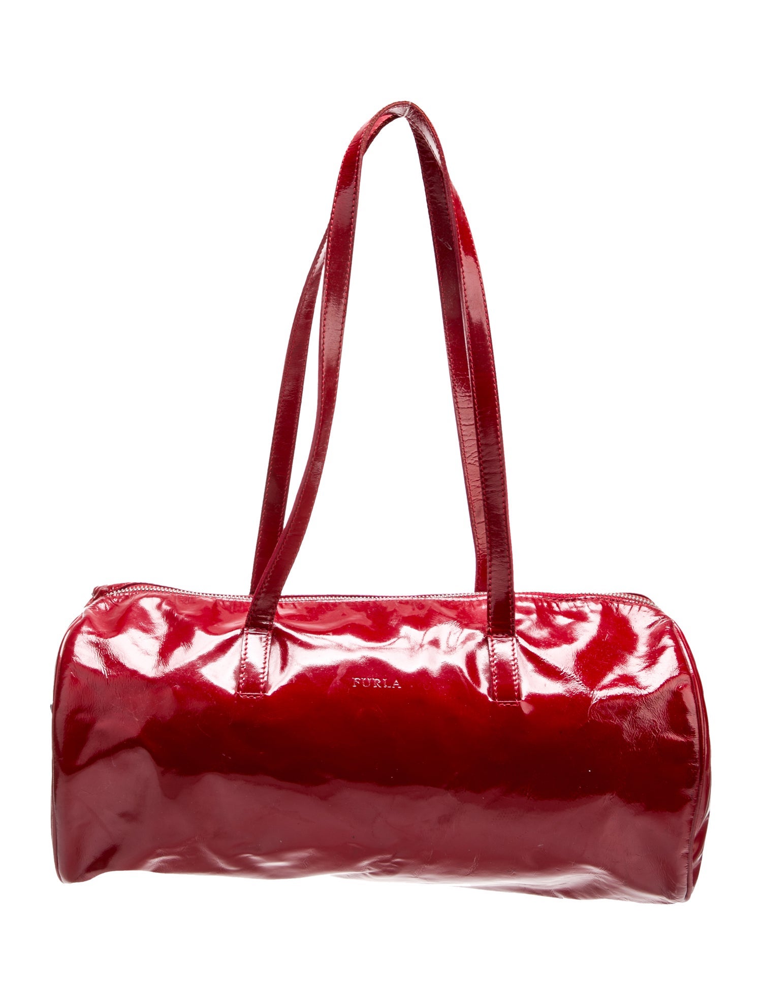 Furla Patent Leather Shoulder Bag