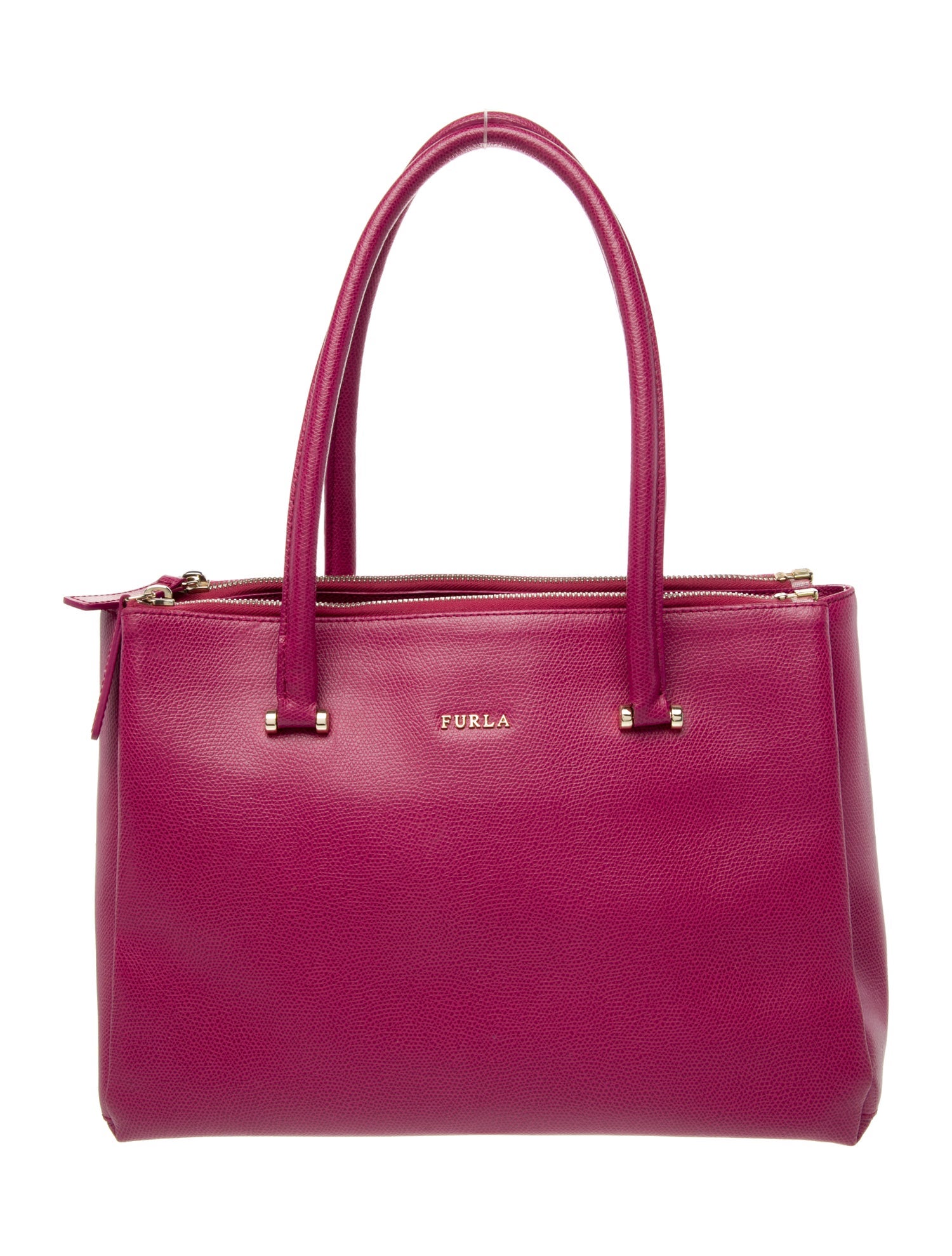 Furla Leather Top Handle Bag