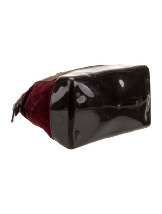 Furla Suede Top Handle Bag