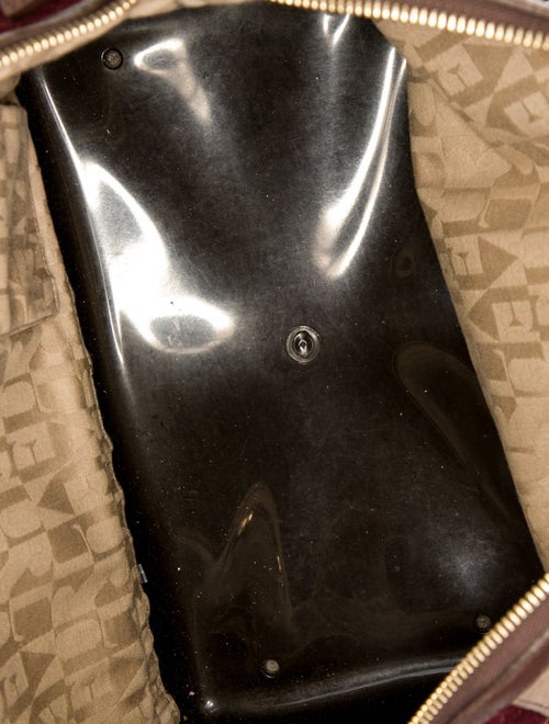 Furla Suede Top Handle Bag