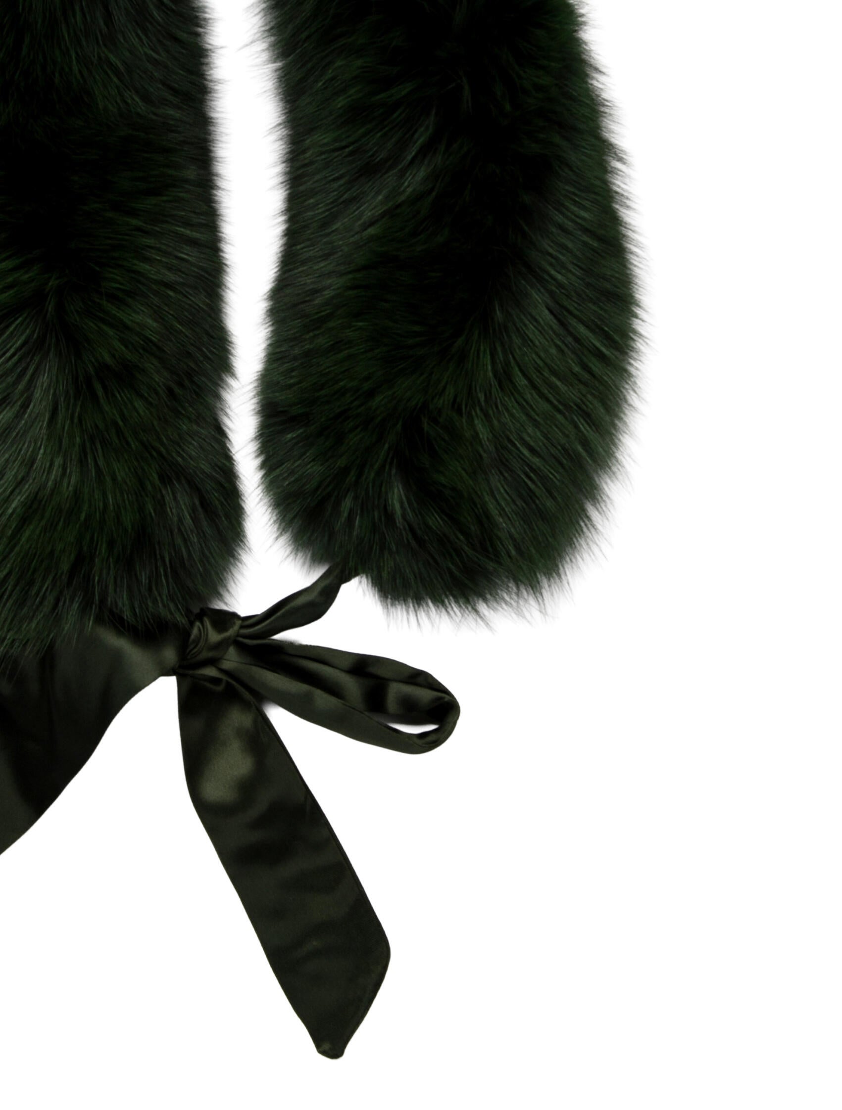 Furla Fox Fur Collar