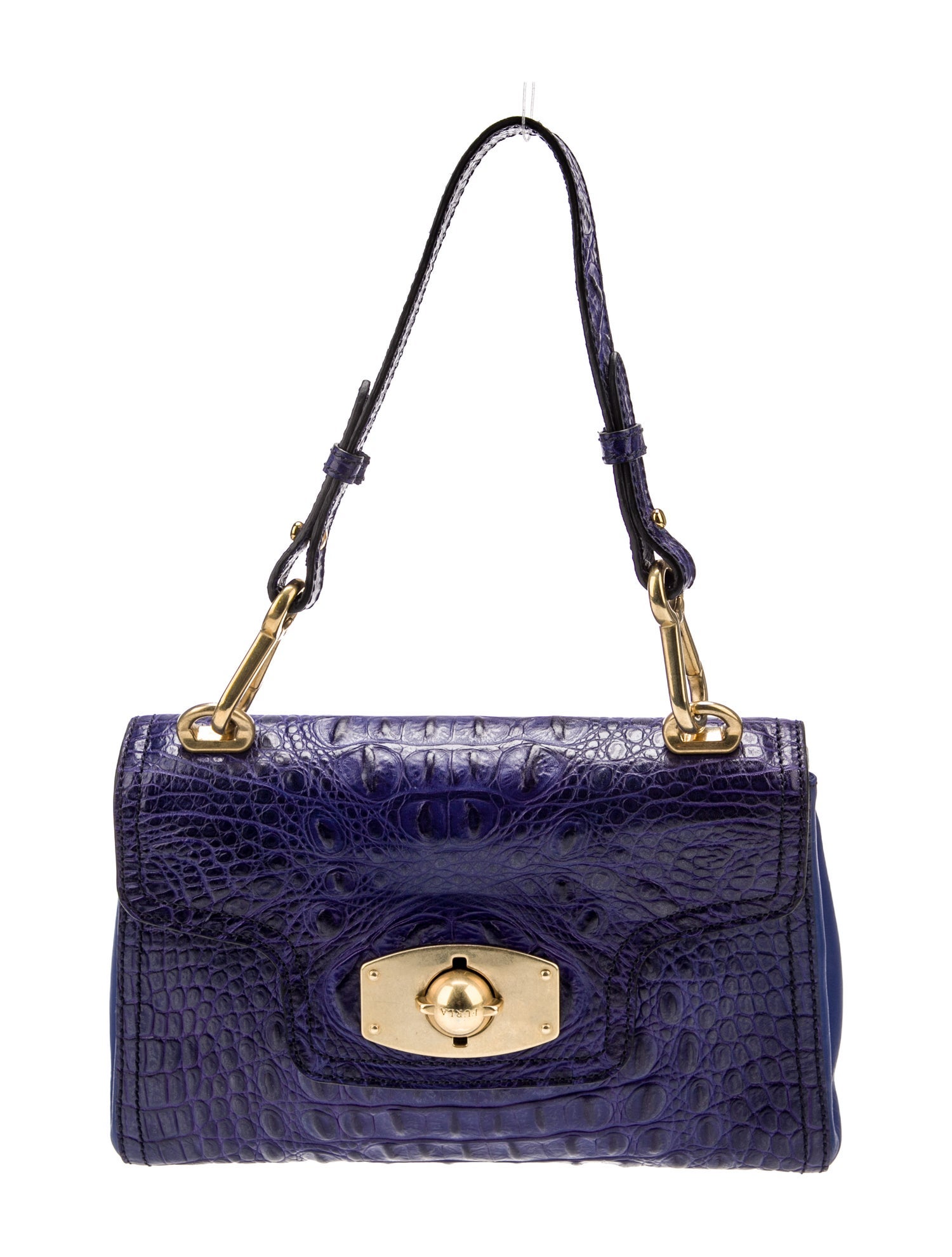 Furla Crocodile Shoulder Bag