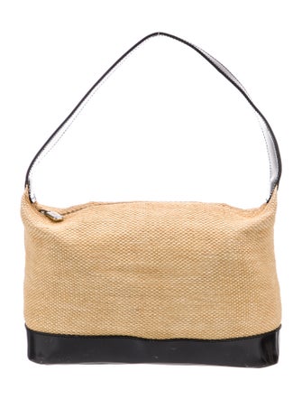 Furla Raffia Shoulder Bag