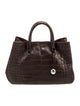 Furla Crocodile Top Handle Bag