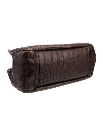 Furla Crocodile Top Handle Bag