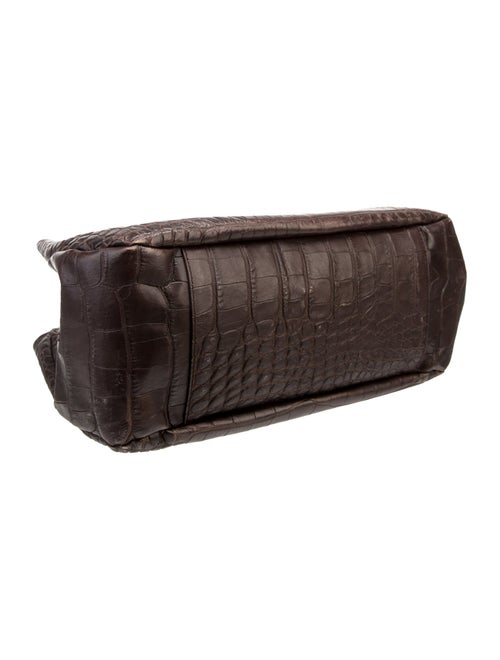 Furla Crocodile Top Handle Bag