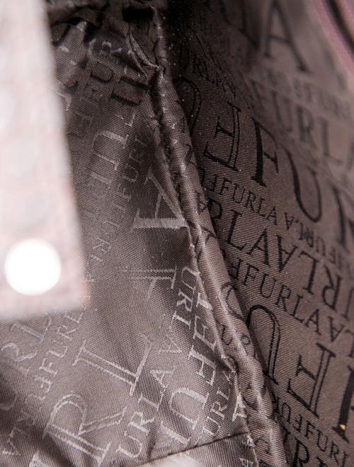 Furla Crocodile Top Handle Bag