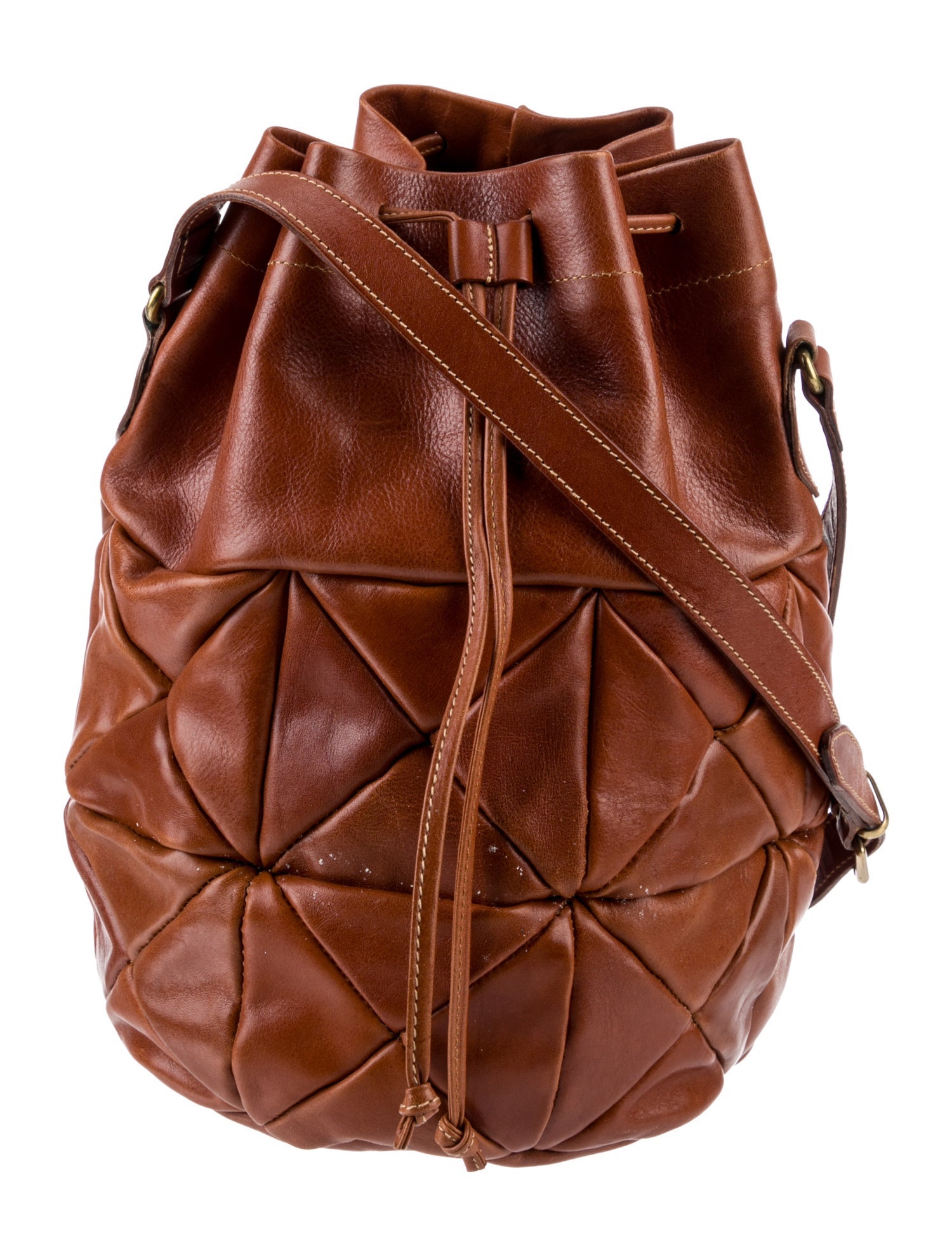 Furla Leather Bucket Bag