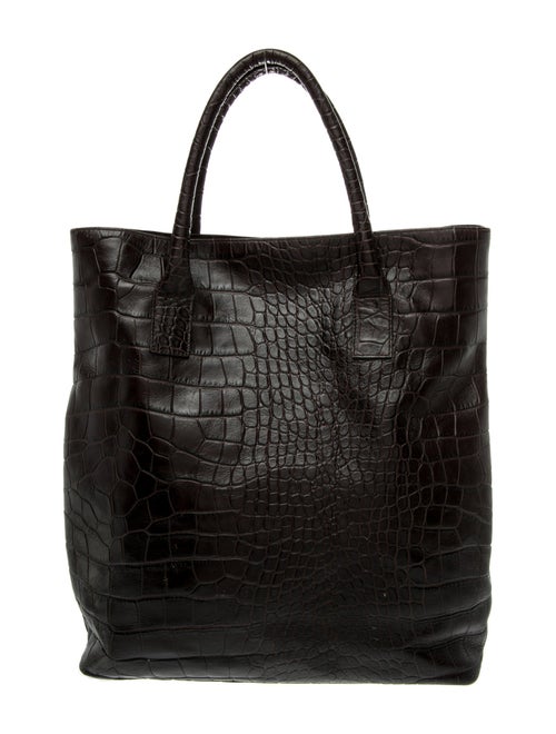 Furla Embossed Leather Tote