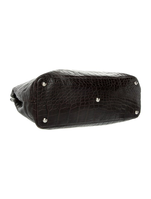 Furla Embossed Leather Tote