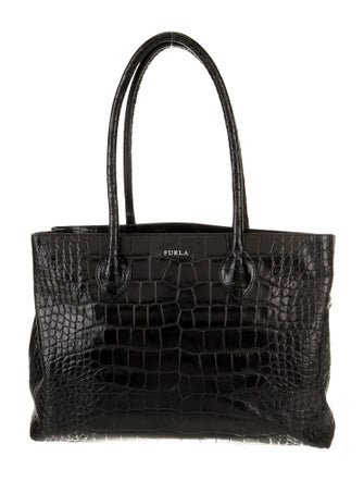 Furla Leather Top Handle Bag