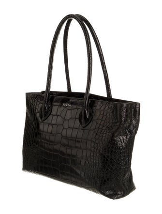 Furla Leather Top Handle Bag