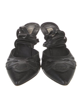 Furla Leather Slingback Pumps