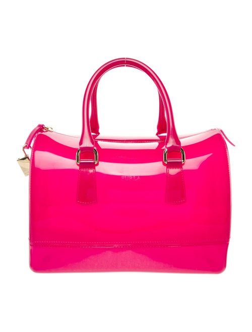 Furla Rubber Top Handle Bag