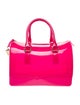 Furla Rubber Top Handle Bag