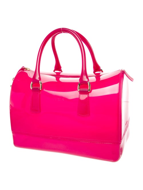 Furla Rubber Top Handle Bag