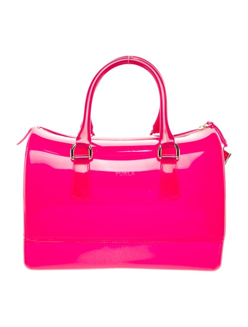 Furla Rubber Top Handle Bag