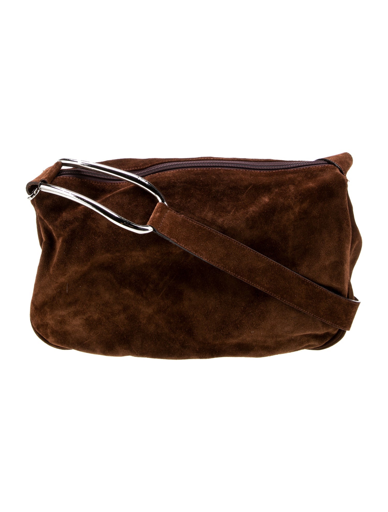 Furla Suede Shoulder Bag