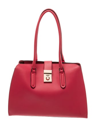 Furla Leather Top Handle Bag