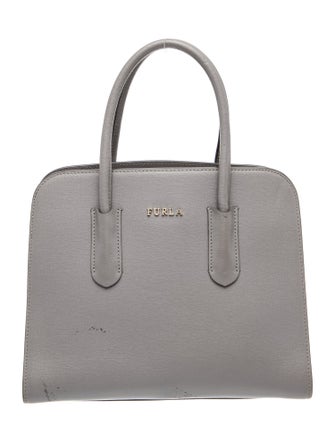 Furla Saffiano Leather Top Handle Bag