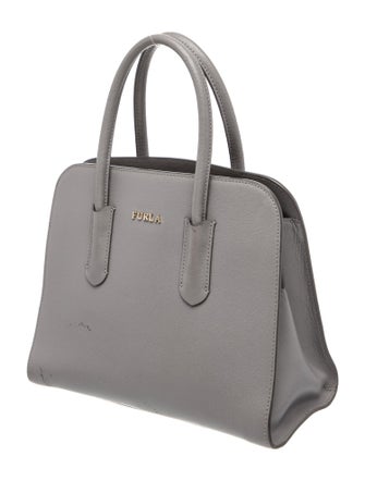 Furla Saffiano Leather Top Handle Bag