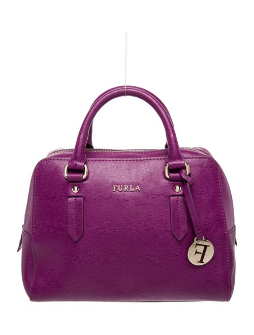 Furla Saffiano Leather Top Handle Bag
